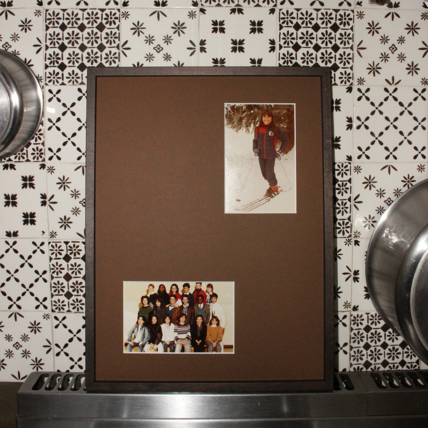 Cadre photo 30x40 multivues (double) pour photos 10x15