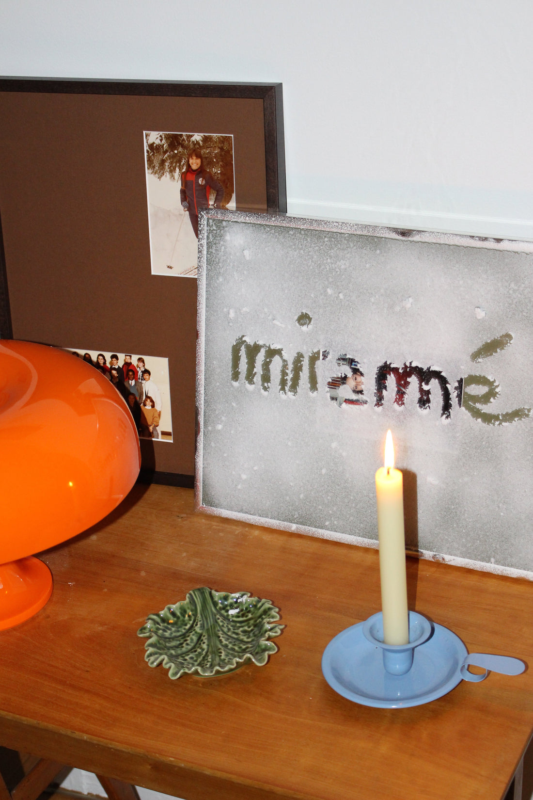 Offrir un cadre photo miramé à Noël 