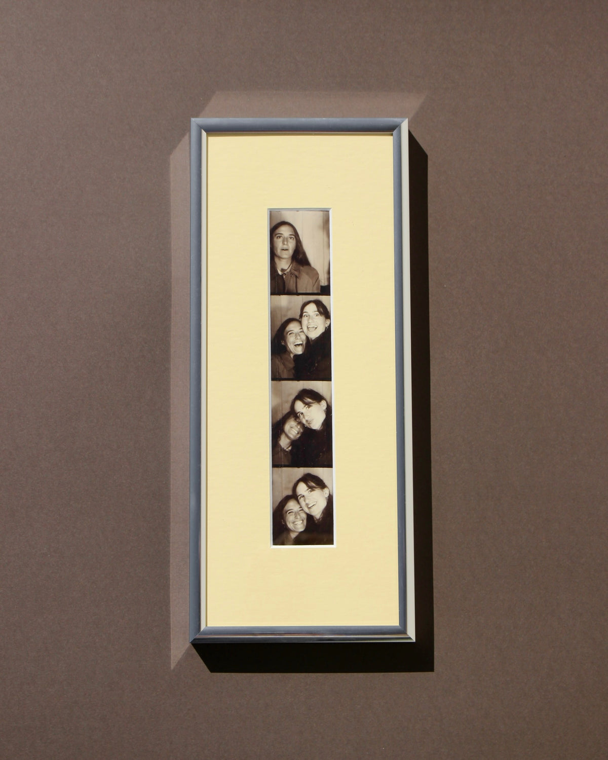 Cadre photobooth jaune clair