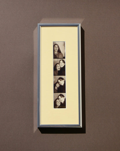 Cadre photobooth jaune clair