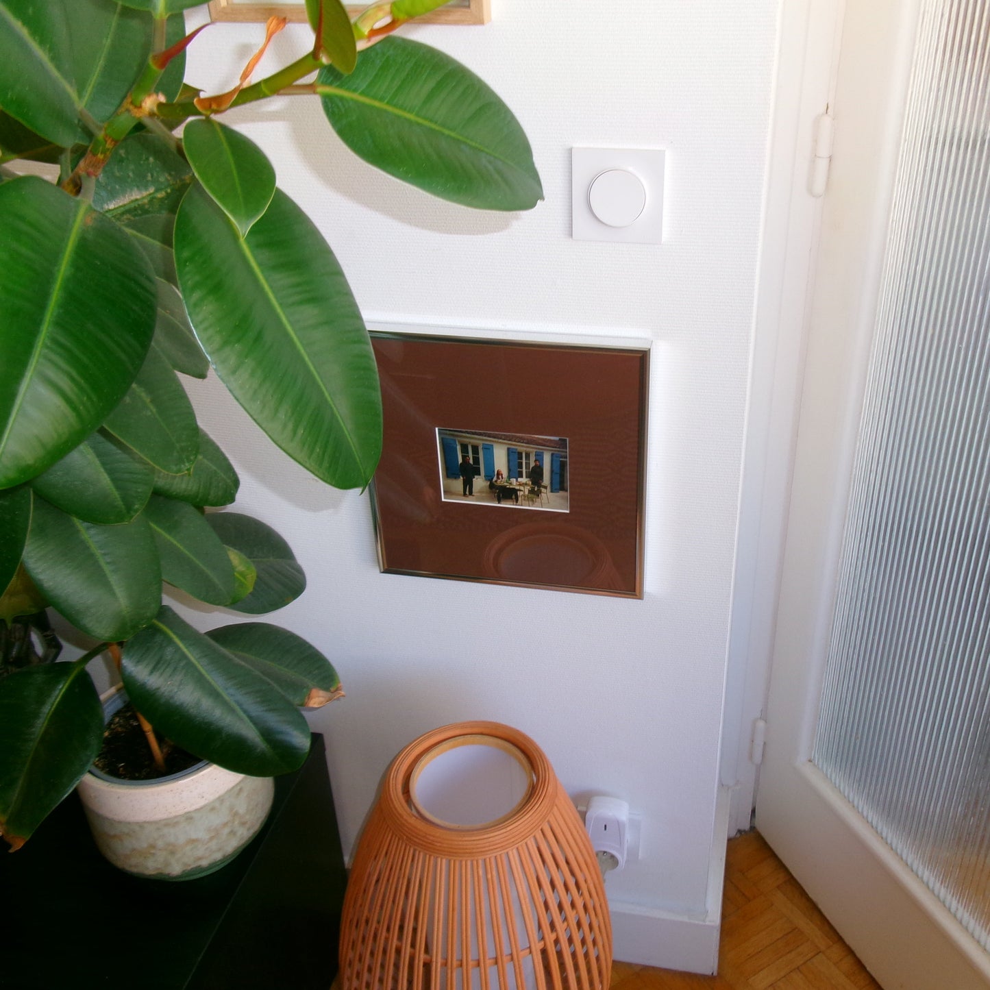 Cadre photo 30x30 (centré) pour photo 10x15