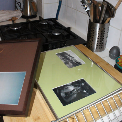 Cadre photo 30x40 multivues (double) pour photos 10x15