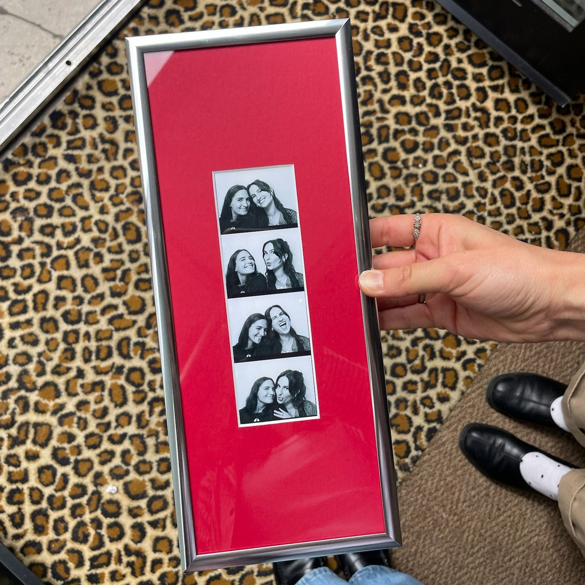 Cadre photo rouge 