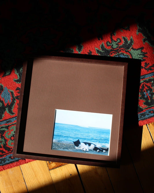 Cadre photo 30x30 (décentré) pour photo 13x18