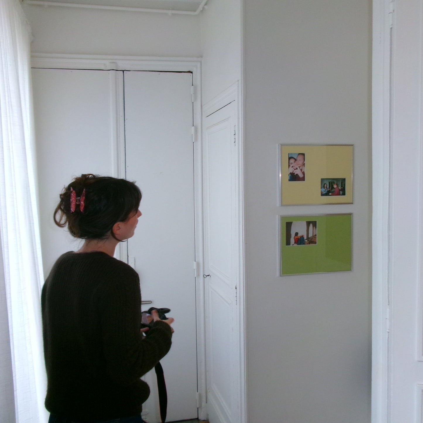 Cadre photo 30x40 (décentré) pour photo 13x18