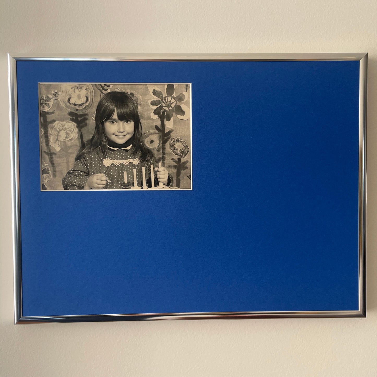 Cadre photo 30x40 (décentré) pour photo 13x18