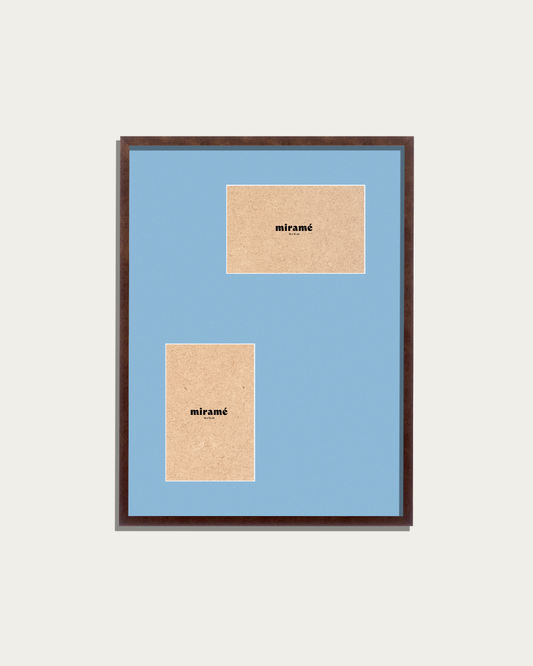 Cadre photo 30x40 multivues (double) pour photos 10x15