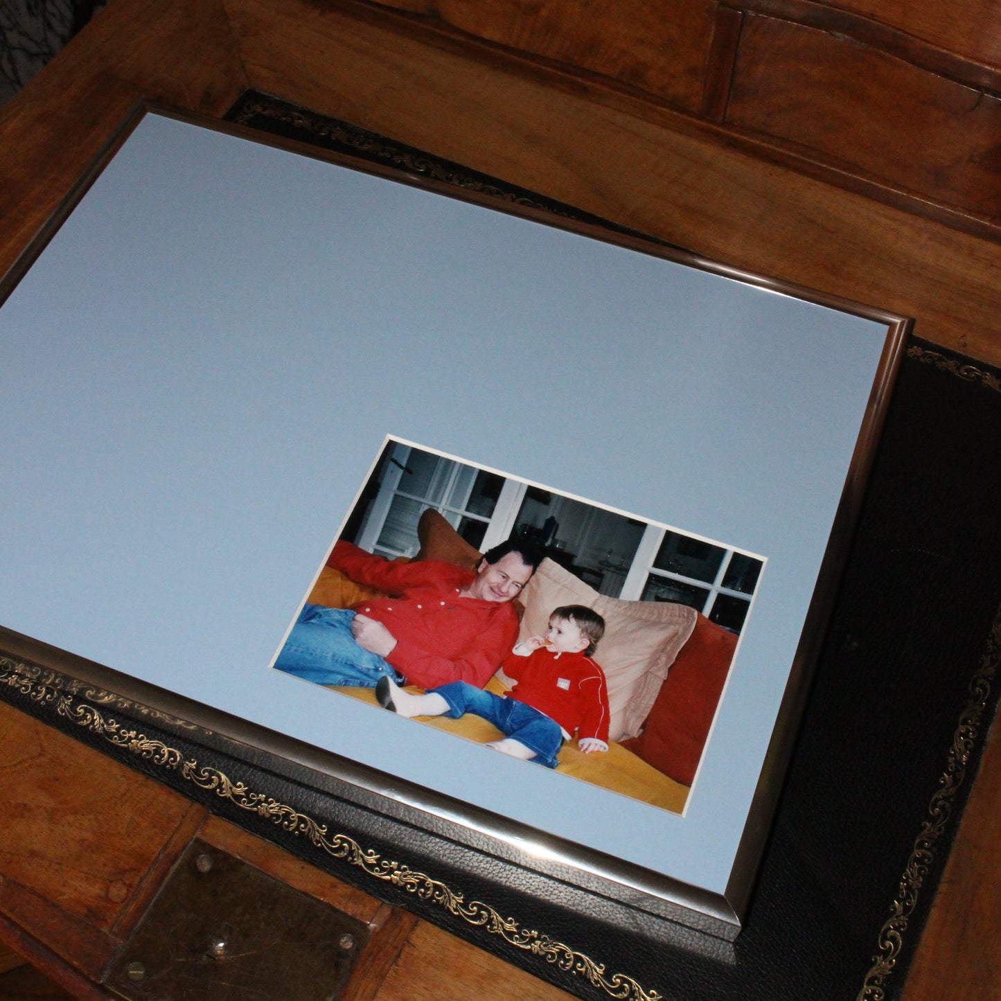 Cadre photo 30x40 (décentré) pour photo 13x18