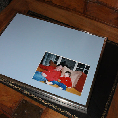 Cadre photo 30x40 (décentré) pour photo 13x18