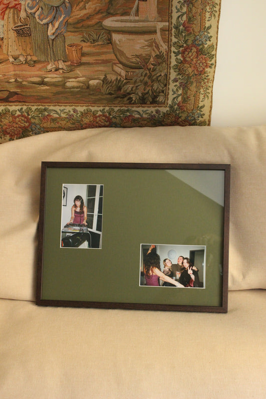 Cadre photo 30x40 multivues (double) pour photos 10x15